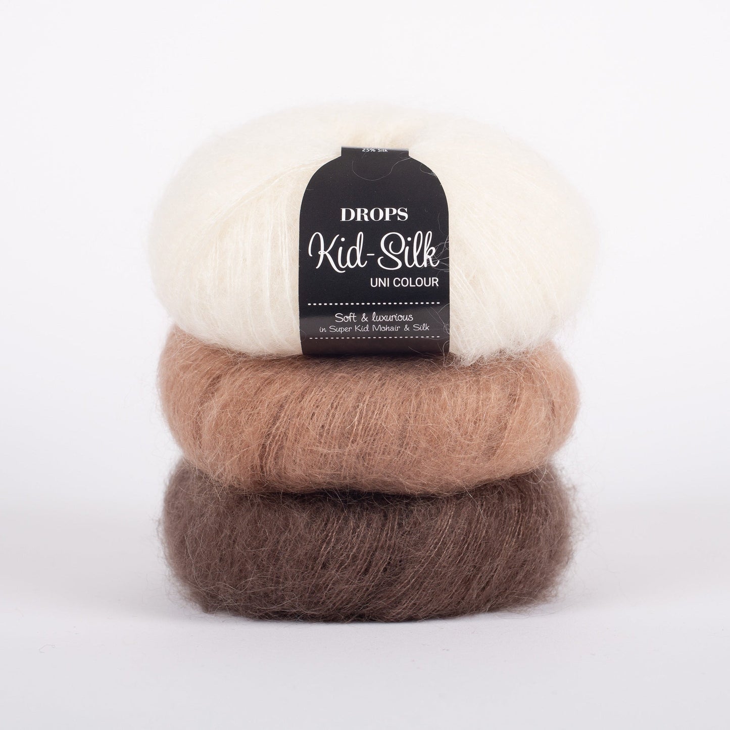 Fil à tricoter DROPS Kid - Silk - 25g / 210 m