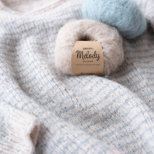 Image du fil DROPS Melody – 50 g / 140 m – disponible en ligne chez Šarlotes audumi