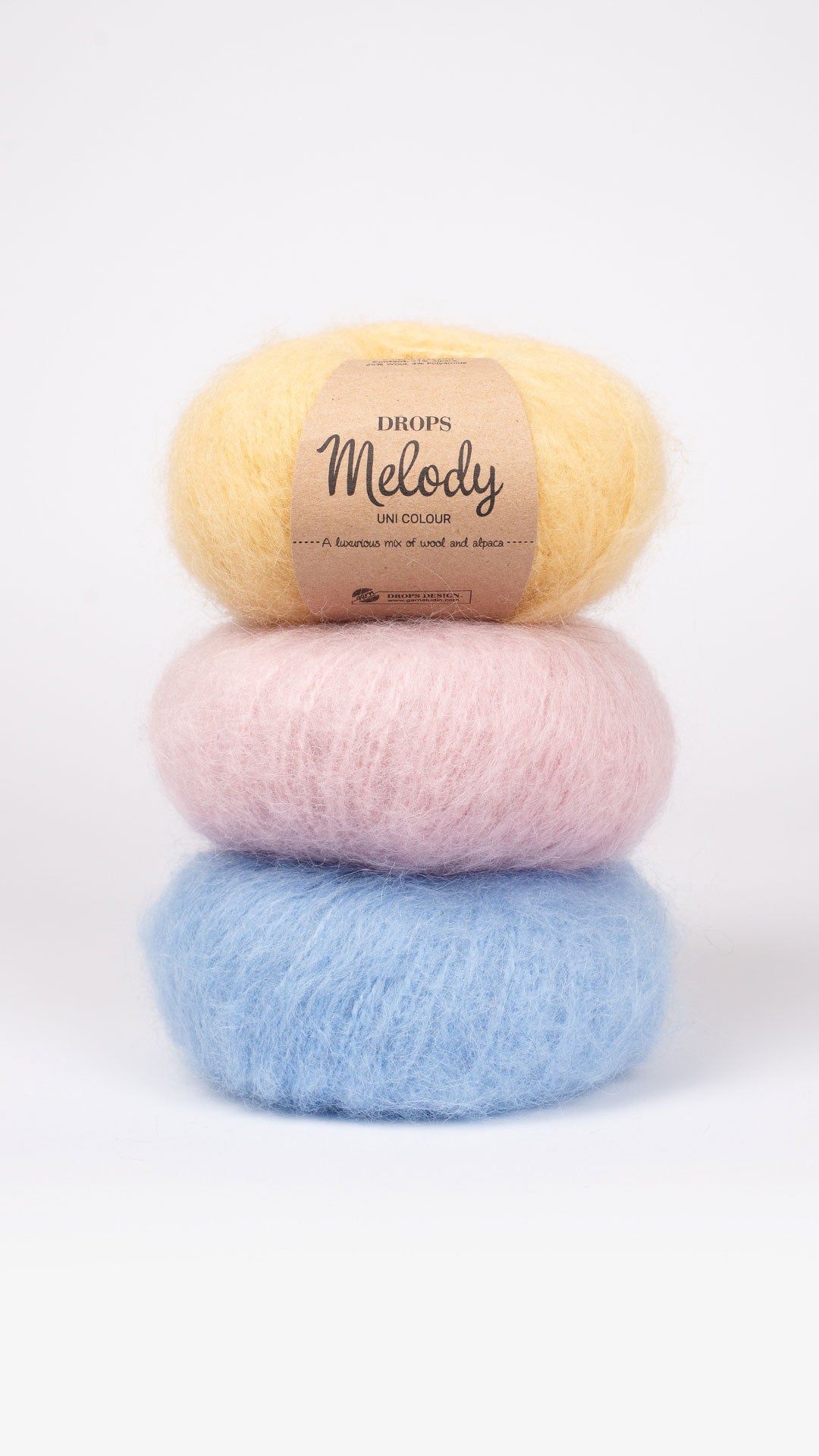 Image du fil DROPS Melody – 50 g / 140 m – disponible en ligne chez Šarlotes audumi