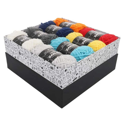 alt
Image of Scheepjes Little Darling yarn set color pack 8×25g – Farm Friends 24667 – available at Charlotte's fabrics