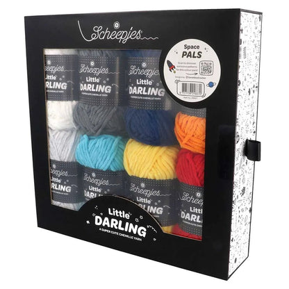 alt
Image of the Scheepjes Little Darling yarn set, color set 8×25g – Farm Friends 24667 – available at Šarlotes audumi