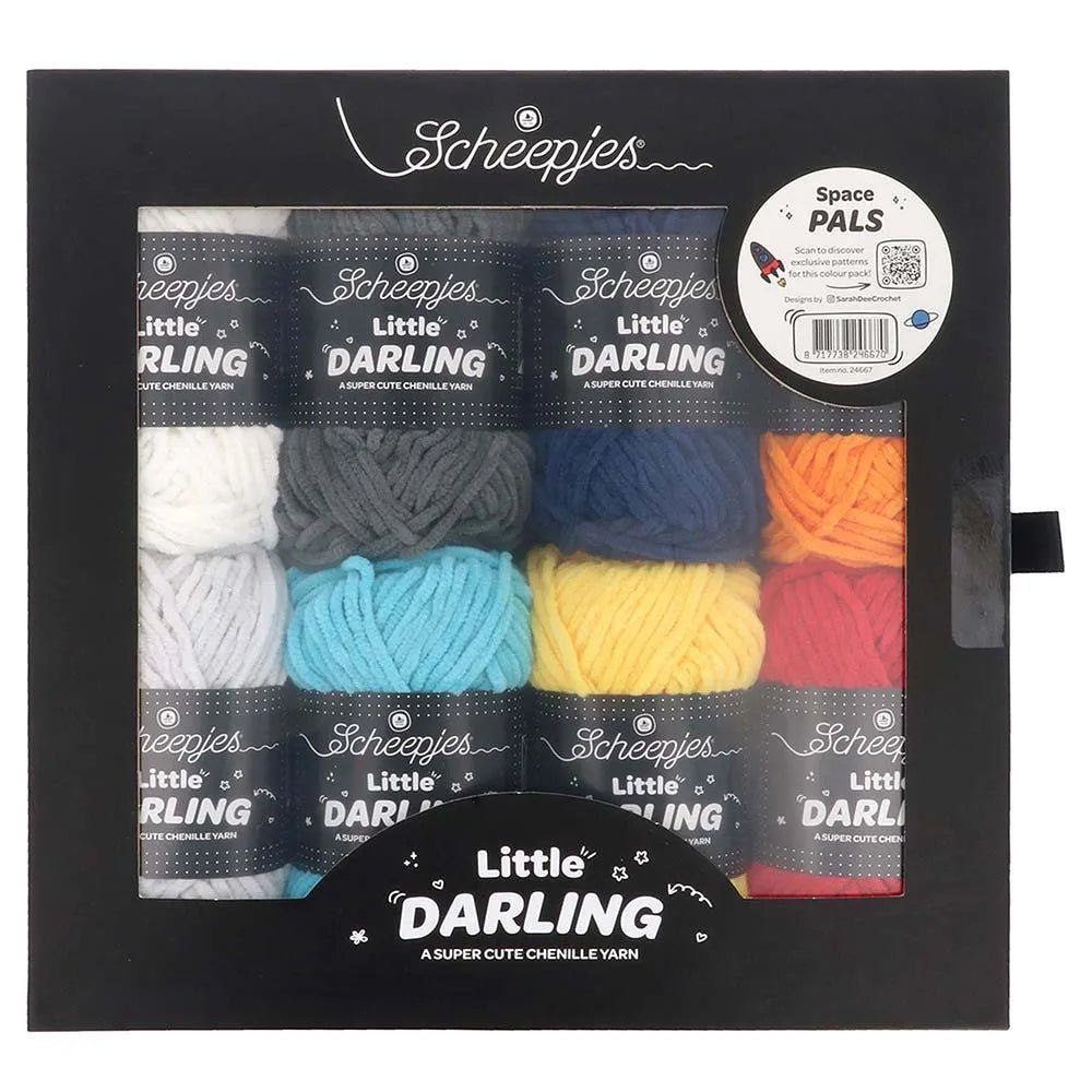 Image with Scheepjes Little Darling yarn set color set 8×25g – Farm Friends 24667 – available at Šarlotes audumi