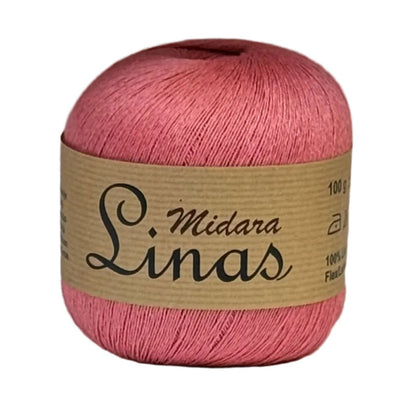 Image of Midara Linas yarn, linen threads – 100 g/ 600 m – available at Šarlotes audumi