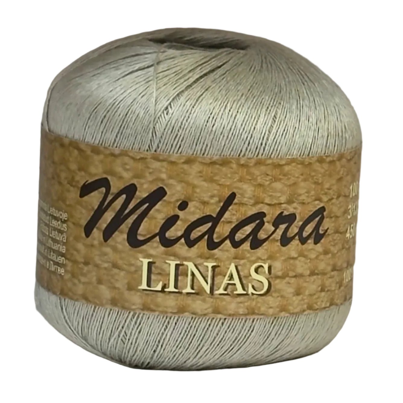 alt
Image of Midara Linas yarn, linen threads – 100 g/ 600 m – available at Šarlotes audumi