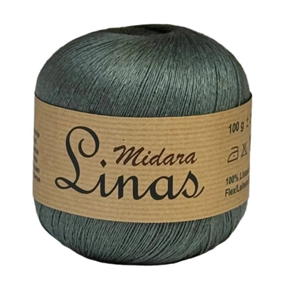 Image of yarn, linen thread Midara Linas – 100 g/ 600 m – available at Šarlotes audumi