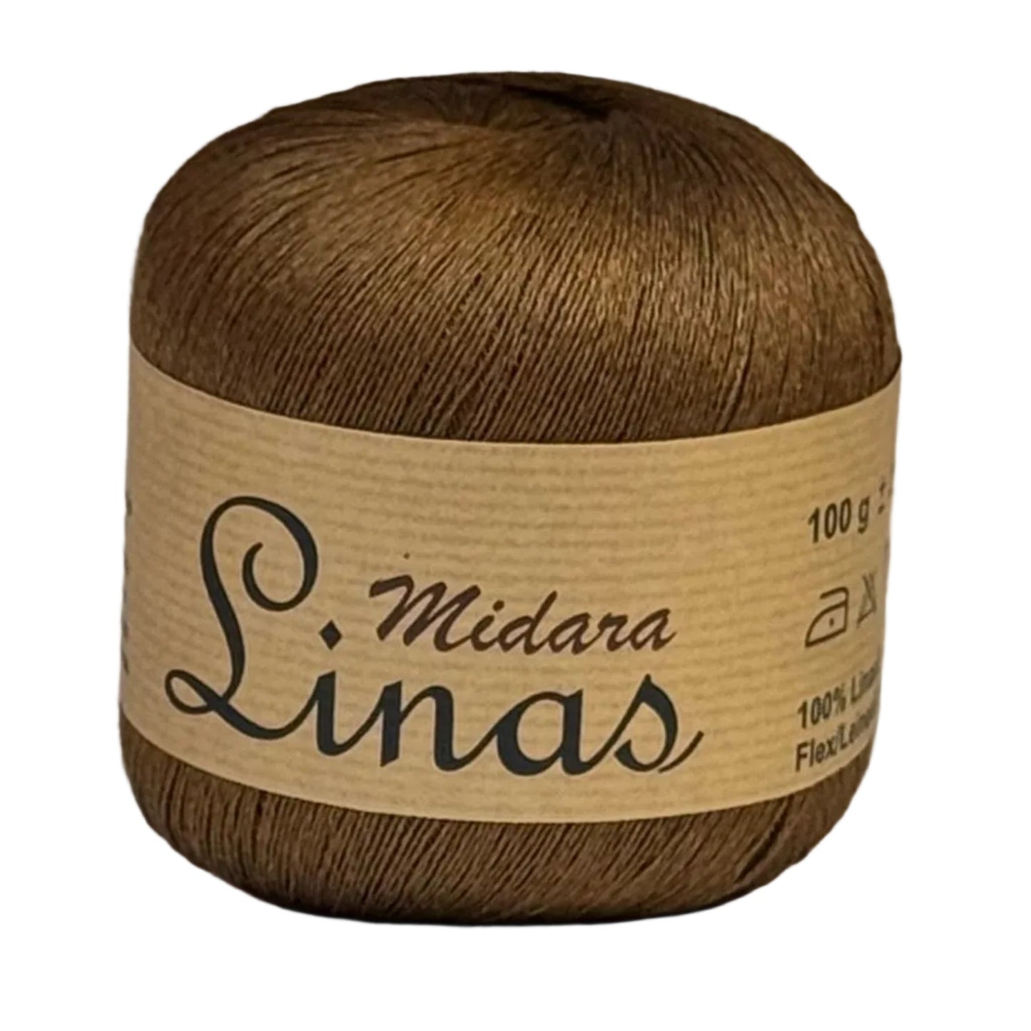 Image of Dzijas, linen threads Midara Linas – 100 g/ 600 m – available at Šarlotes audumi