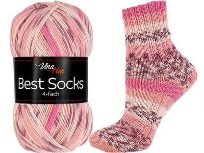 Image of Vlna Hep Best Socks yarn - 100g / 420m – available at Šarlotes audumi