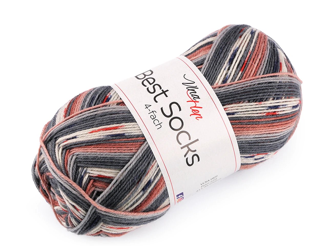 Image of Vlna Hep Best Socks yarn - 100g / 420m – available at Šarlotes audumi