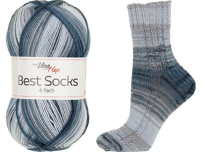 Image of Vlna Hep Best Socks yarn - 100g / 420m – available at Šarlotes audumi