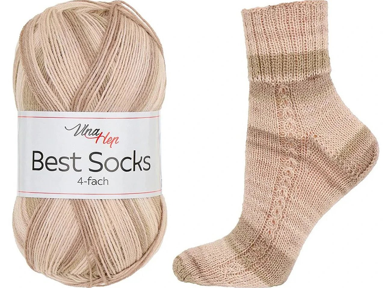 Image de la laine Vlna Hep Best Socks - 100g / 420m – disponible chez Šarlotes audumi