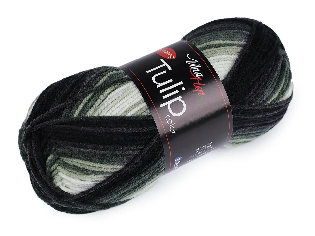 Attēls ar Dzijas Vlna Hep Tulip color - 100g / 170 m – pieejams Šarlotes audumi
