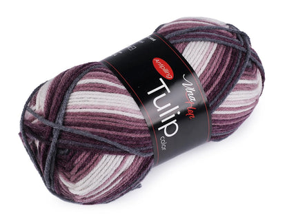 Attēls ar Dzijas Vlna Hep Tulip color - 100g / 170 m – pieejams Šarlotes audumi