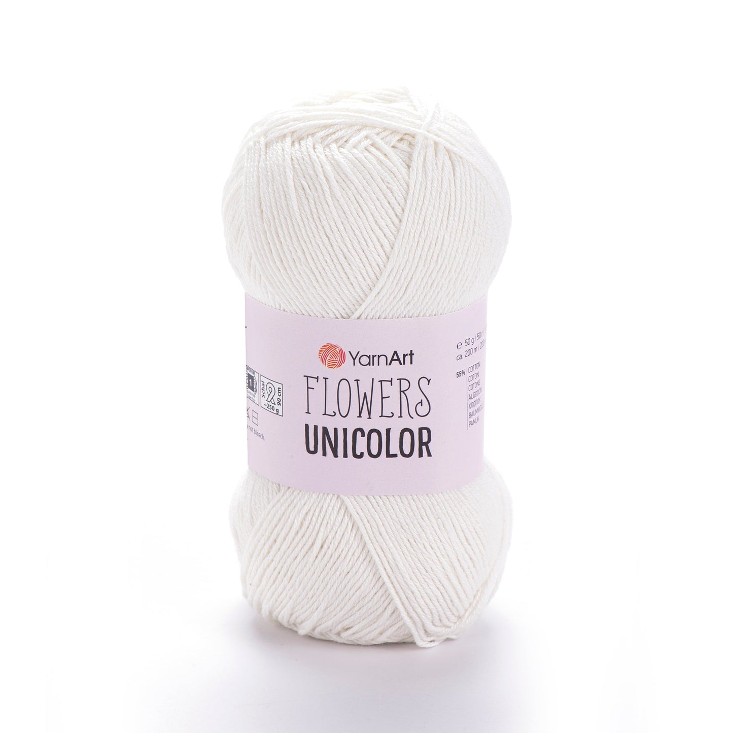 Image avec YarnArt Flowers unicolore - 50g / 200m – disponible chez Šarlotes audumi