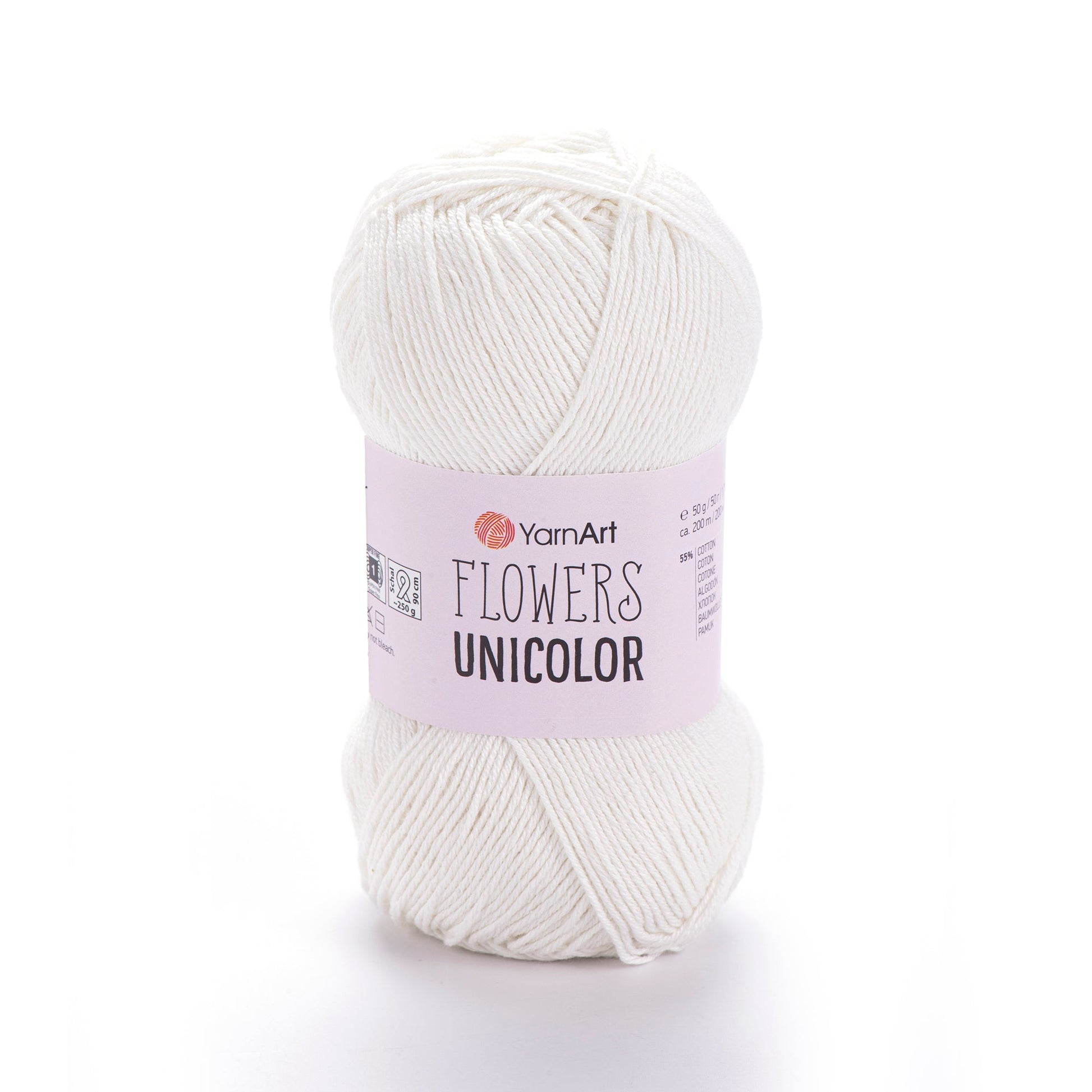 Image avec YarnArt Flowers unicolore - 50g / 200m – disponible chez Šarlotes audumi