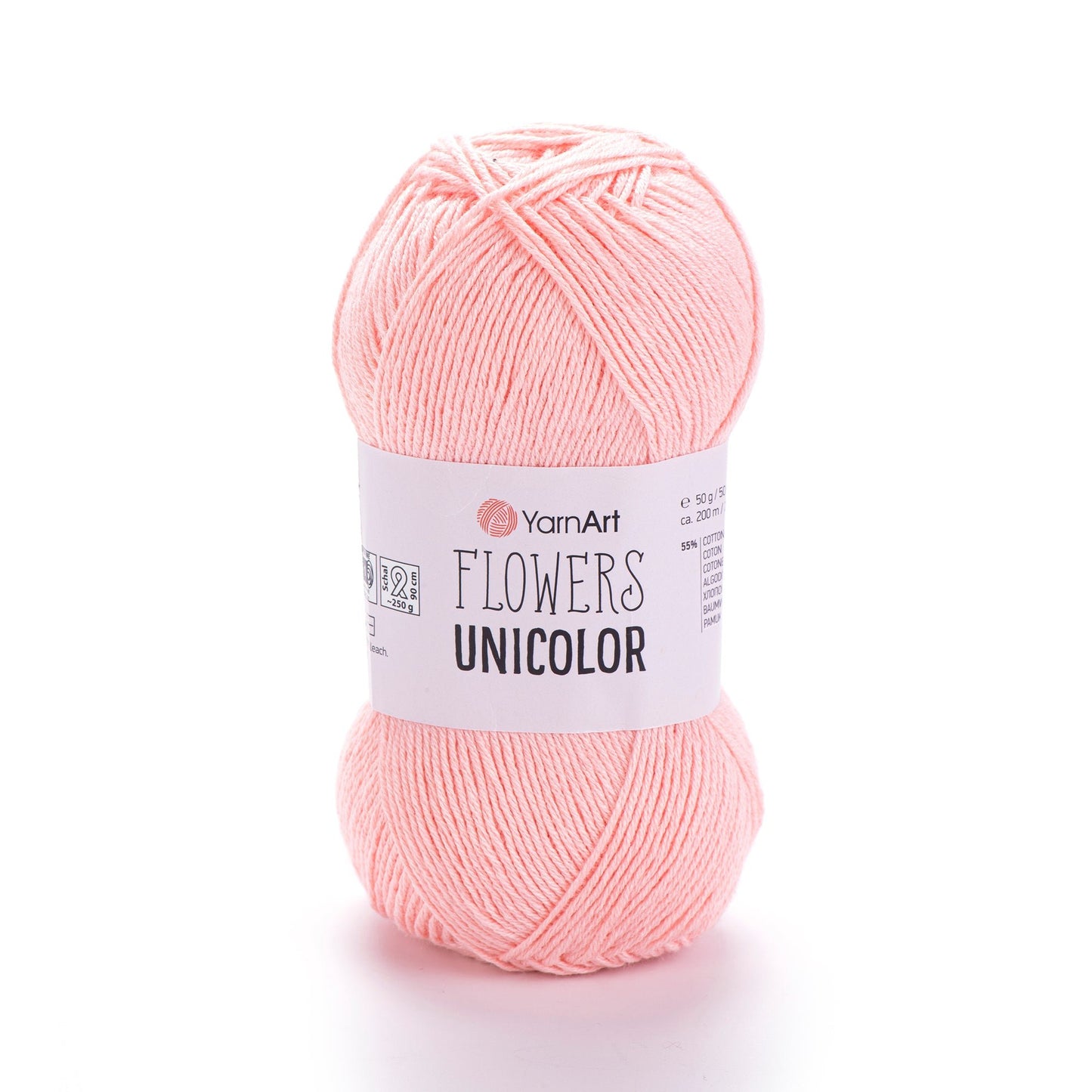 Image avec le fil YarnArt Flowers unicolor - 50g / 200m – disponible chez Šarlotes audumi