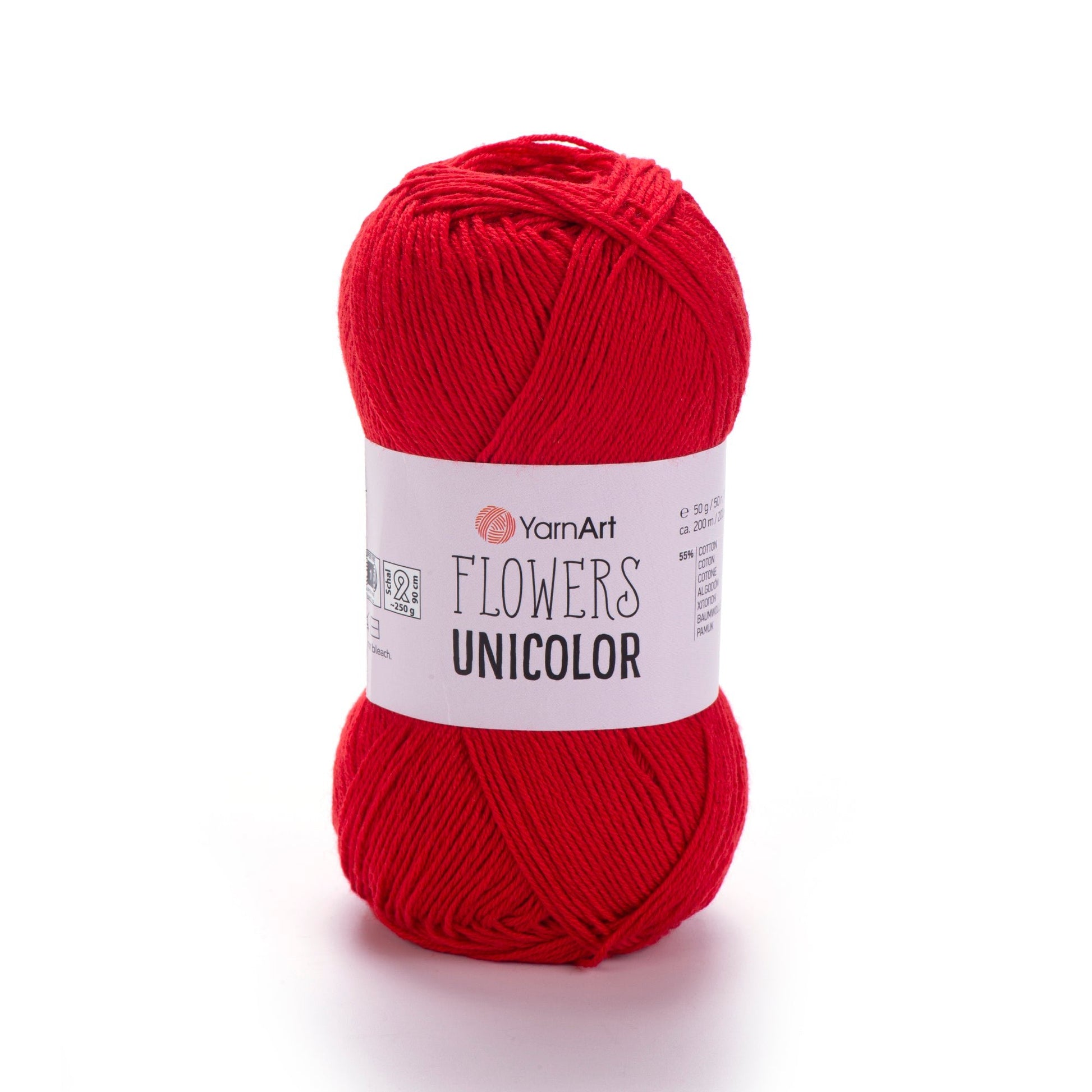 Image de fil YarnArt Flowers unicolor - 50g / 200m – disponible chez Šarlotes audumi