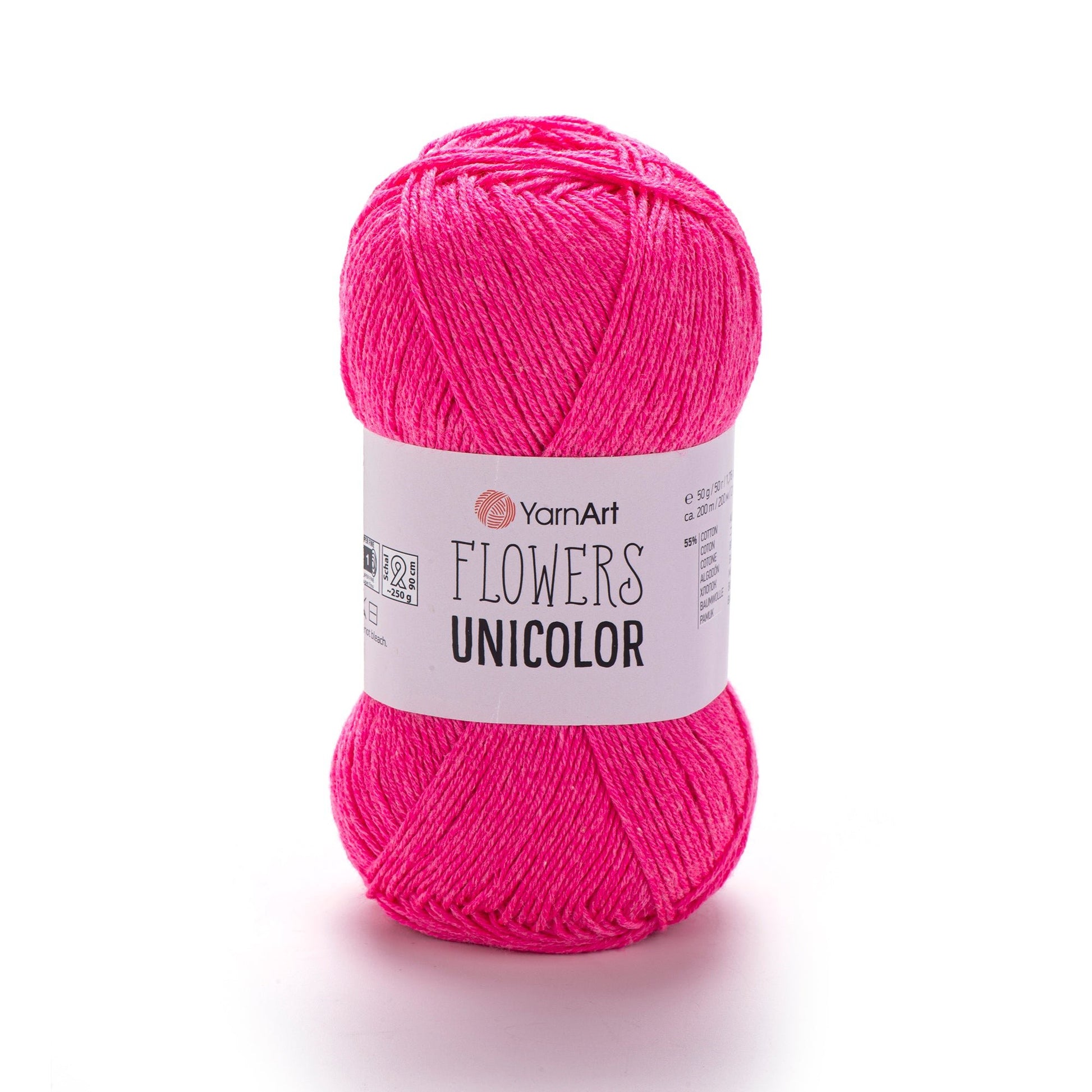 Image de fil YarnArt Flowers unicolore - 50 g / 200 m – disponible chez Šarlotes audumi