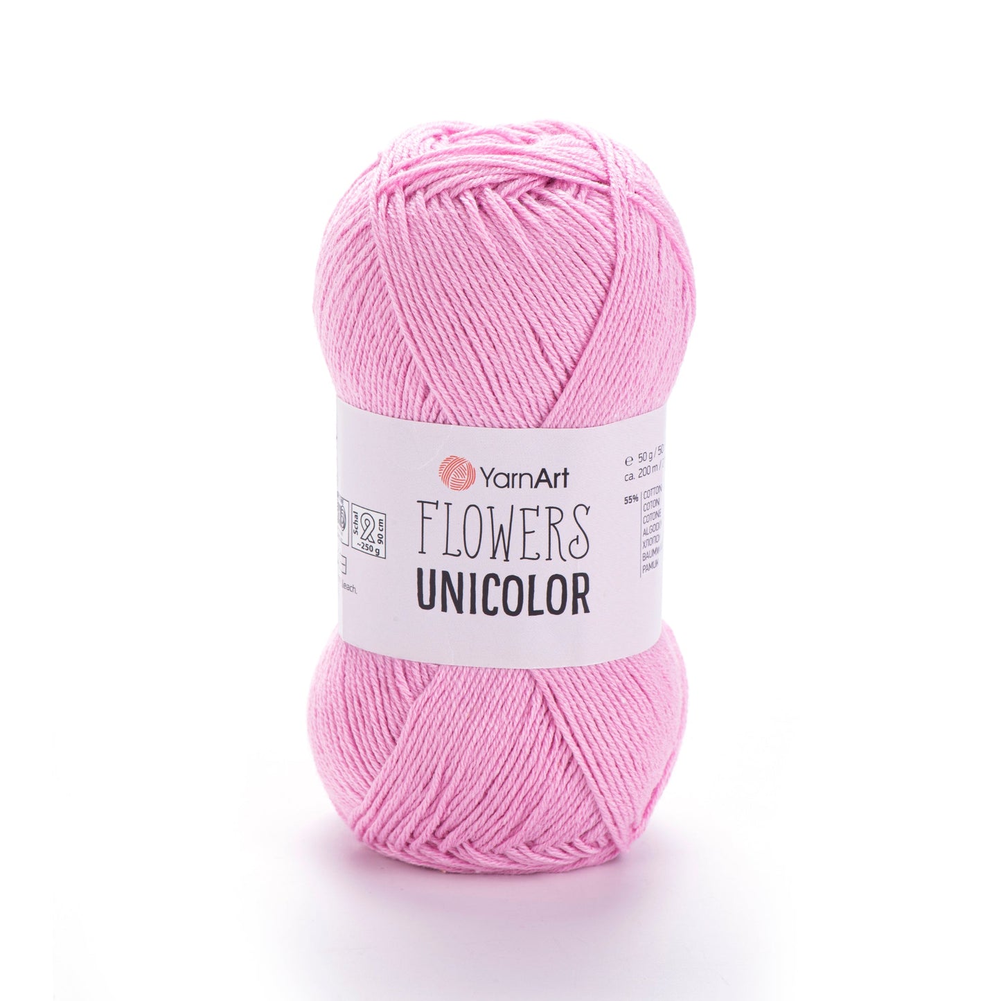 Image de fil YarnArt Flowers unicolore - 50g / 200m – disponible chez Šarlotes audumi