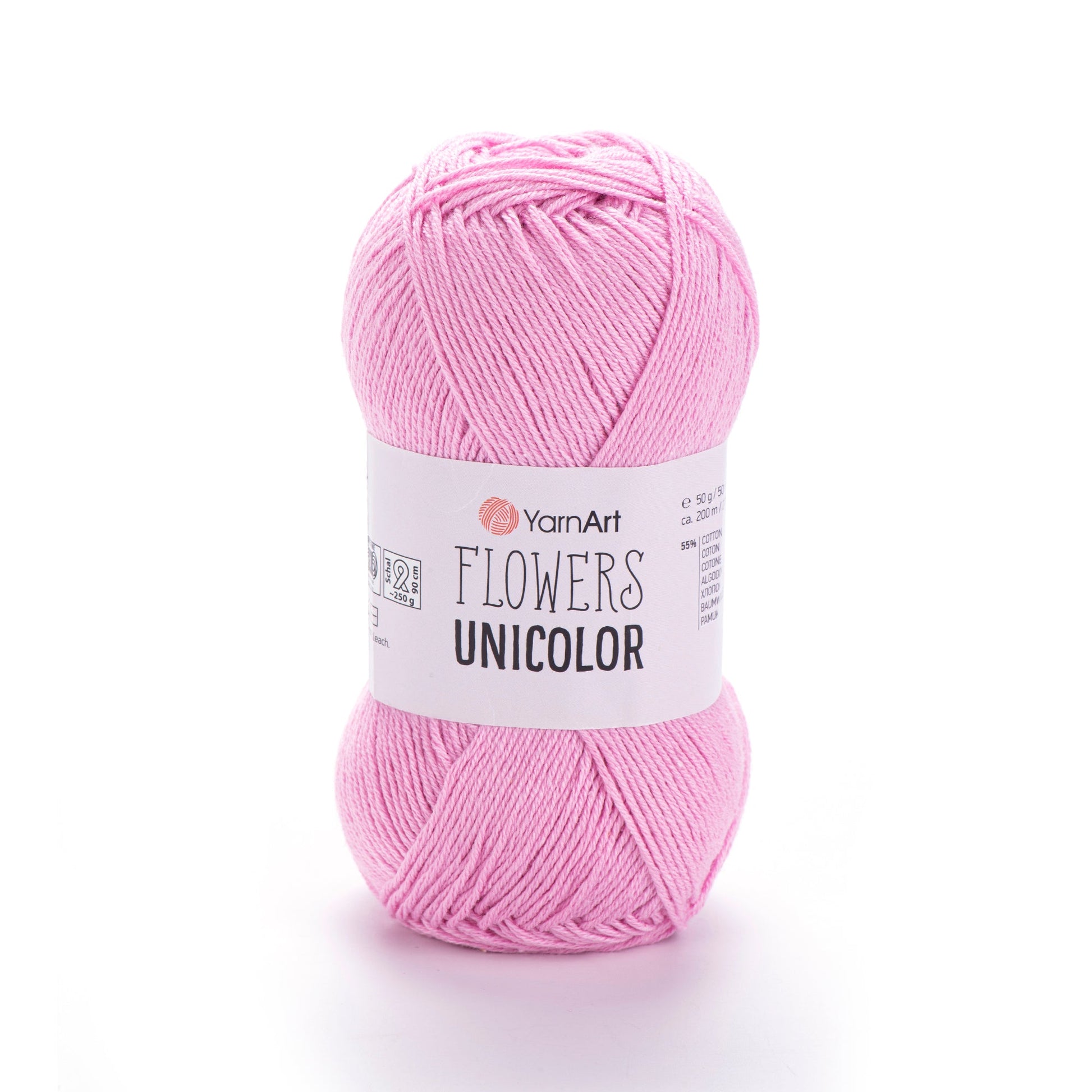 Image de fil YarnArt Flowers unicolore - 50g / 200m – disponible chez Šarlotes audumi