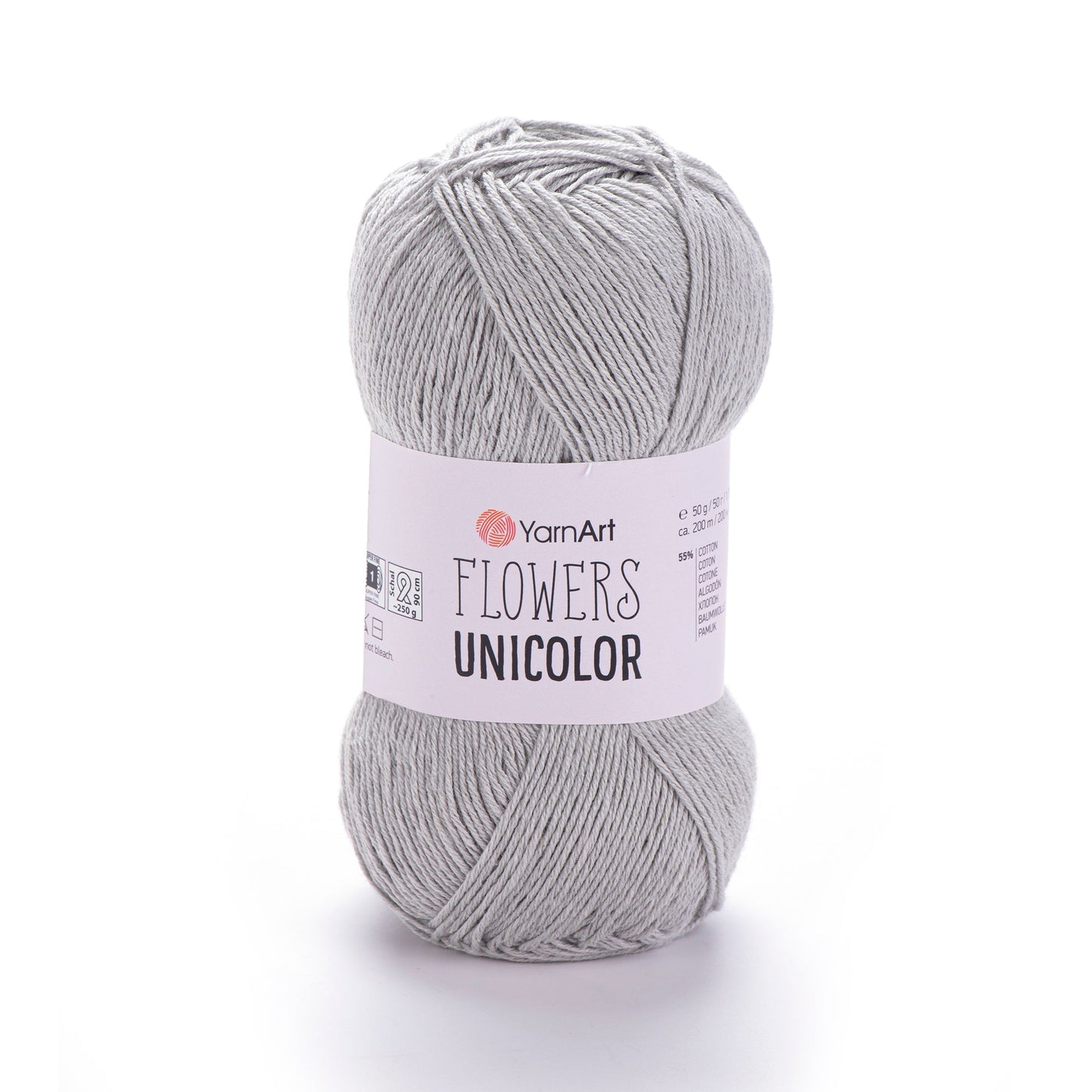 Image avec fil YarnArt Flowers uni - 50g / 200m – disponible chez Šarlotes audumi