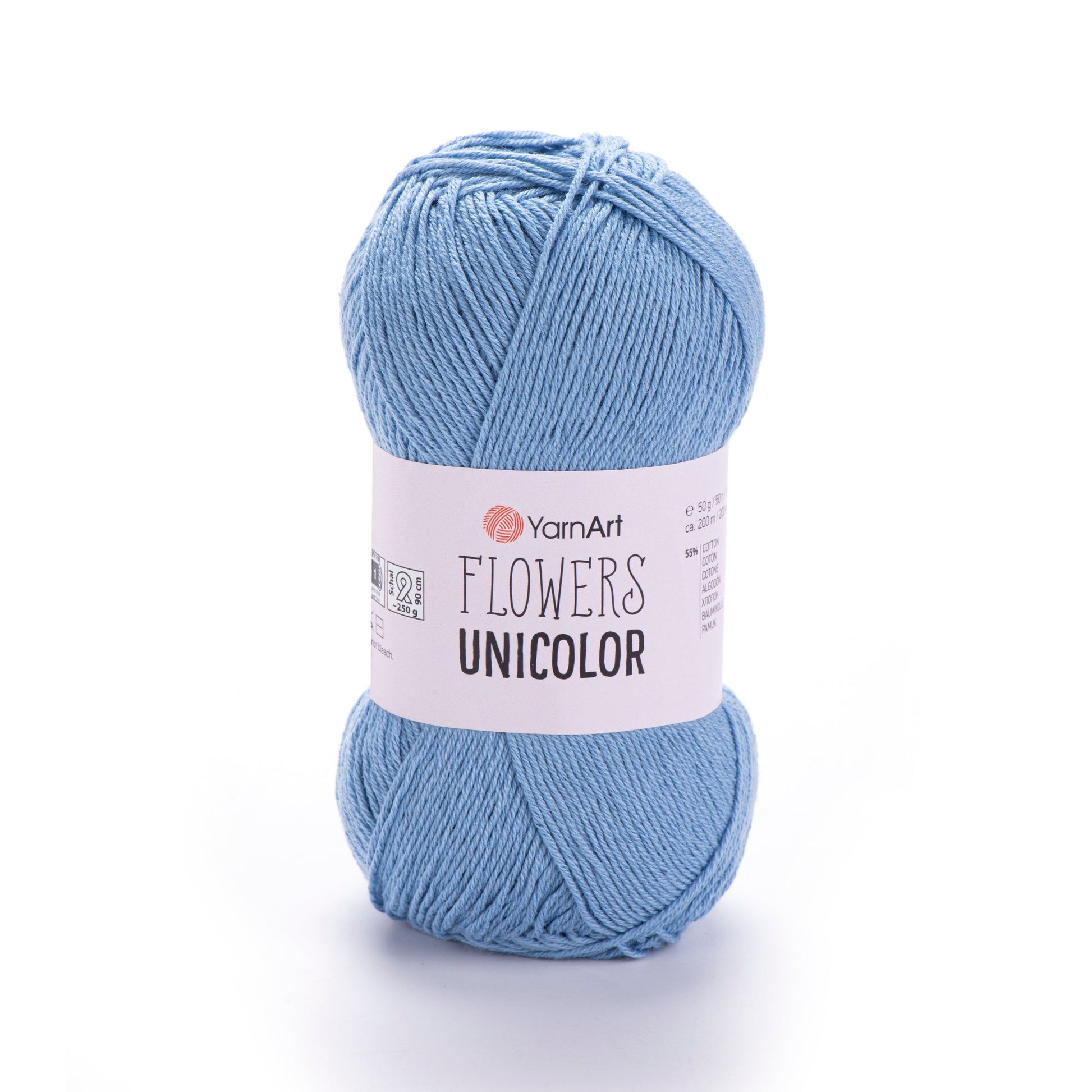 Image de fil YarnArt Flowers uni - 50g / 200m – disponible chez Šarlotes audumi