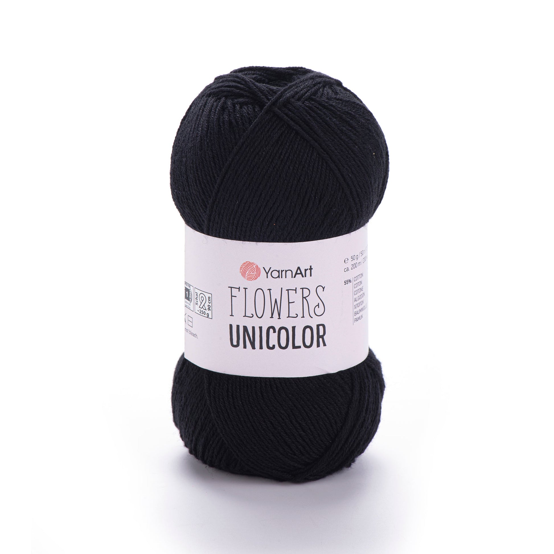 Image avec le fil YarnArt Flowers uni - 50g / 200m – disponible chez Šarlotes audumi