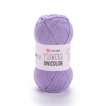 Image avec fil YarnArt Flowers unicolor - 50g / 200m – disponible chez Šarlotes audumi