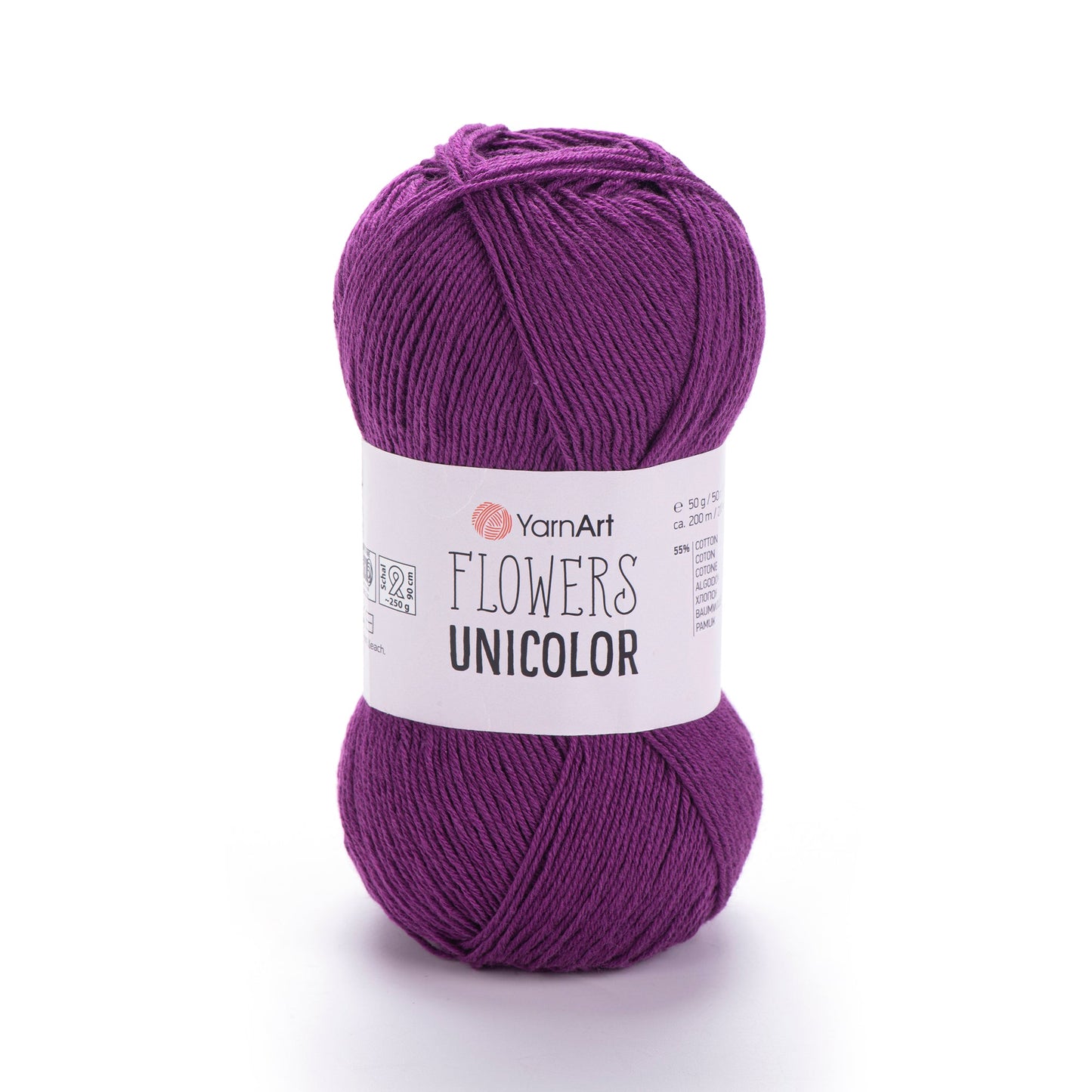 Image de fil YarnArt Flowers uni - 50g / 200m – disponible chez Šarlotes audumi