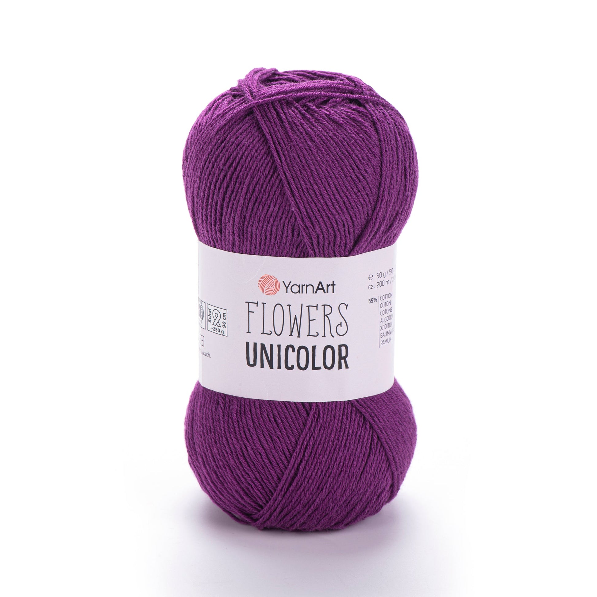 Image de fil YarnArt Flowers uni - 50g / 200m – disponible chez Šarlotes audumi