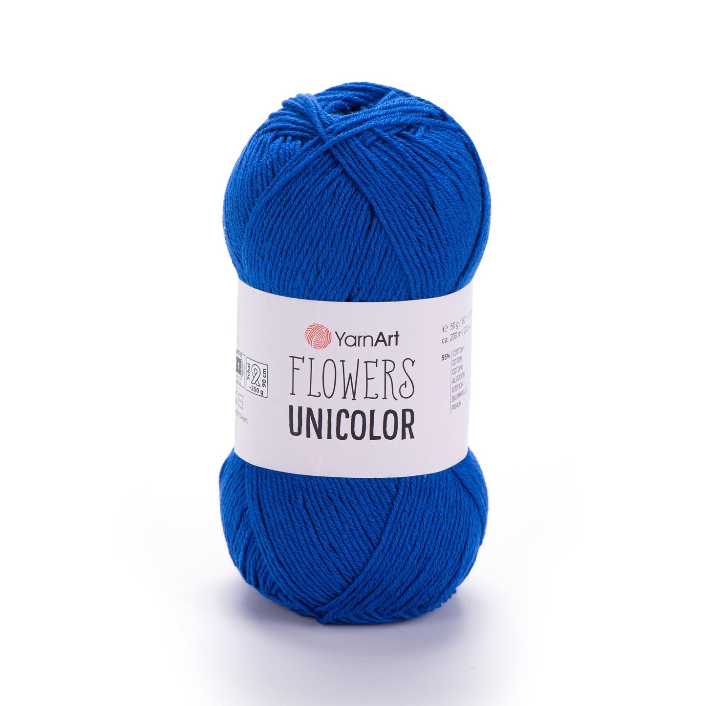 Fil YarnArt Flowers unicolore - 50g / 200m – disponible chez Šarlotes audumi