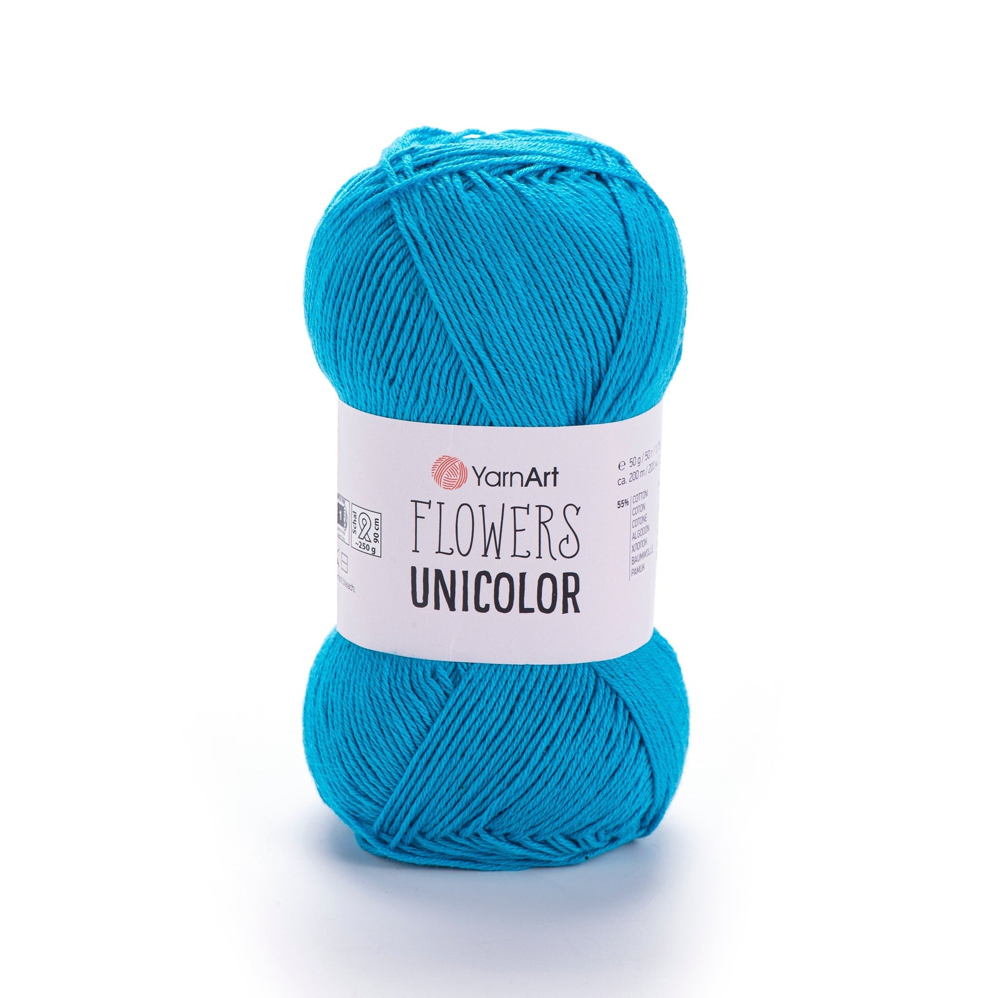 Image du fil YarnArt Flowers unicolor - 50g / 200m – disponible chez Šarlotes audumi
