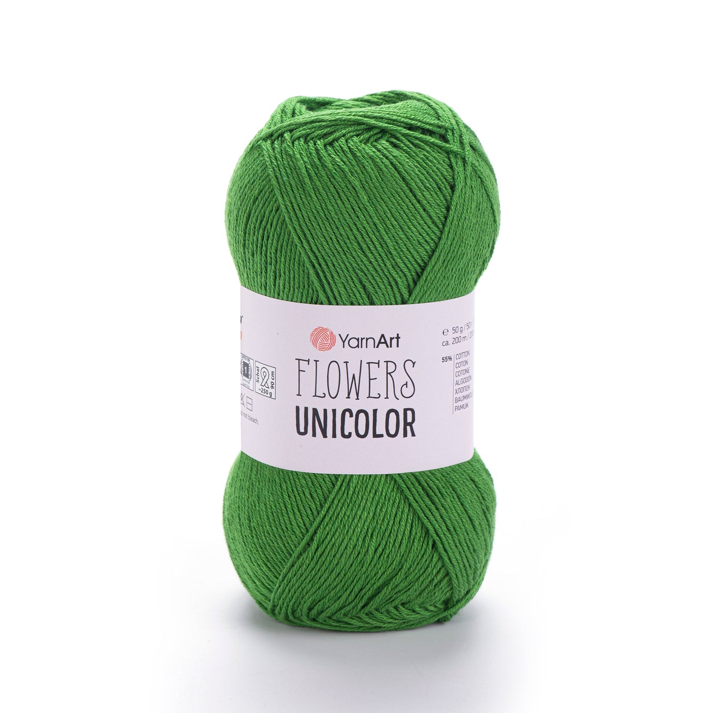 Image du fil YarnArt Flowers unicolor - 50g / 200m – disponible chez Šarlotes audumi