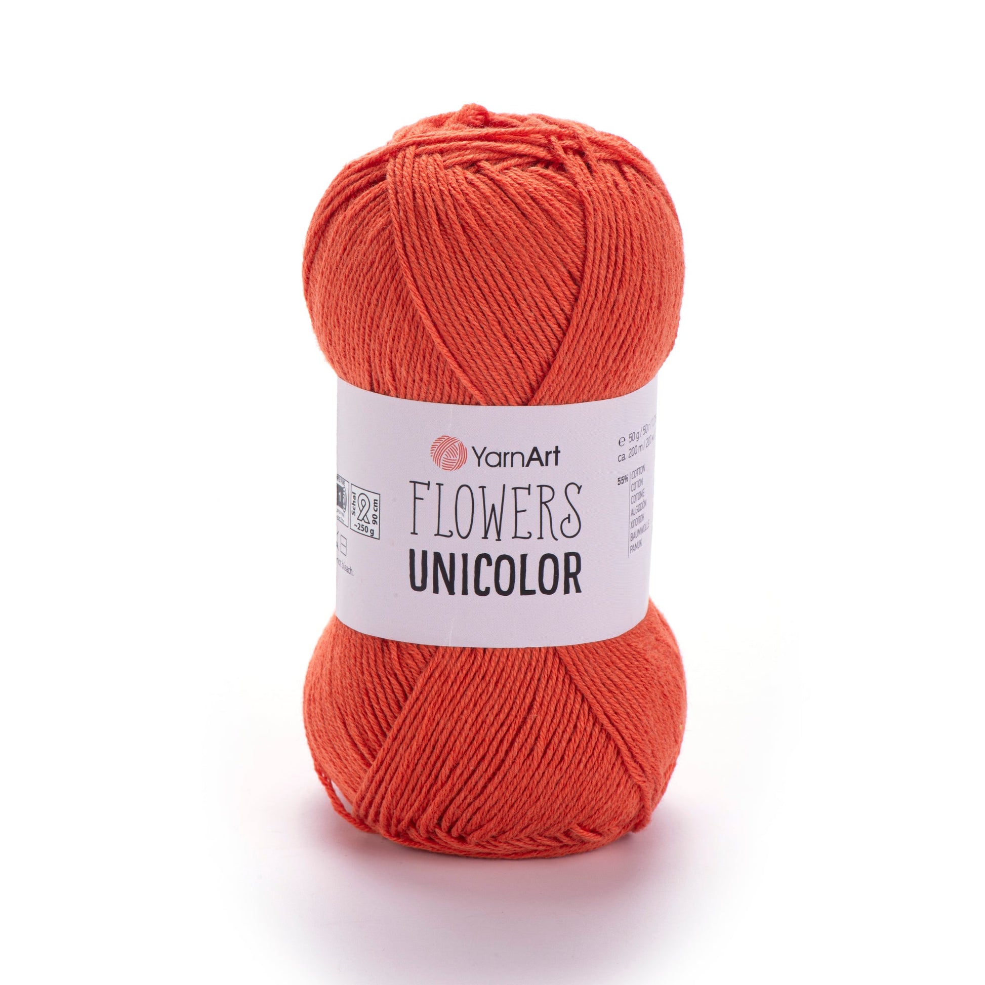 Image de fil YarnArt Flowers unicolore - 50g / 200m – disponible chez Šarlotes audumi