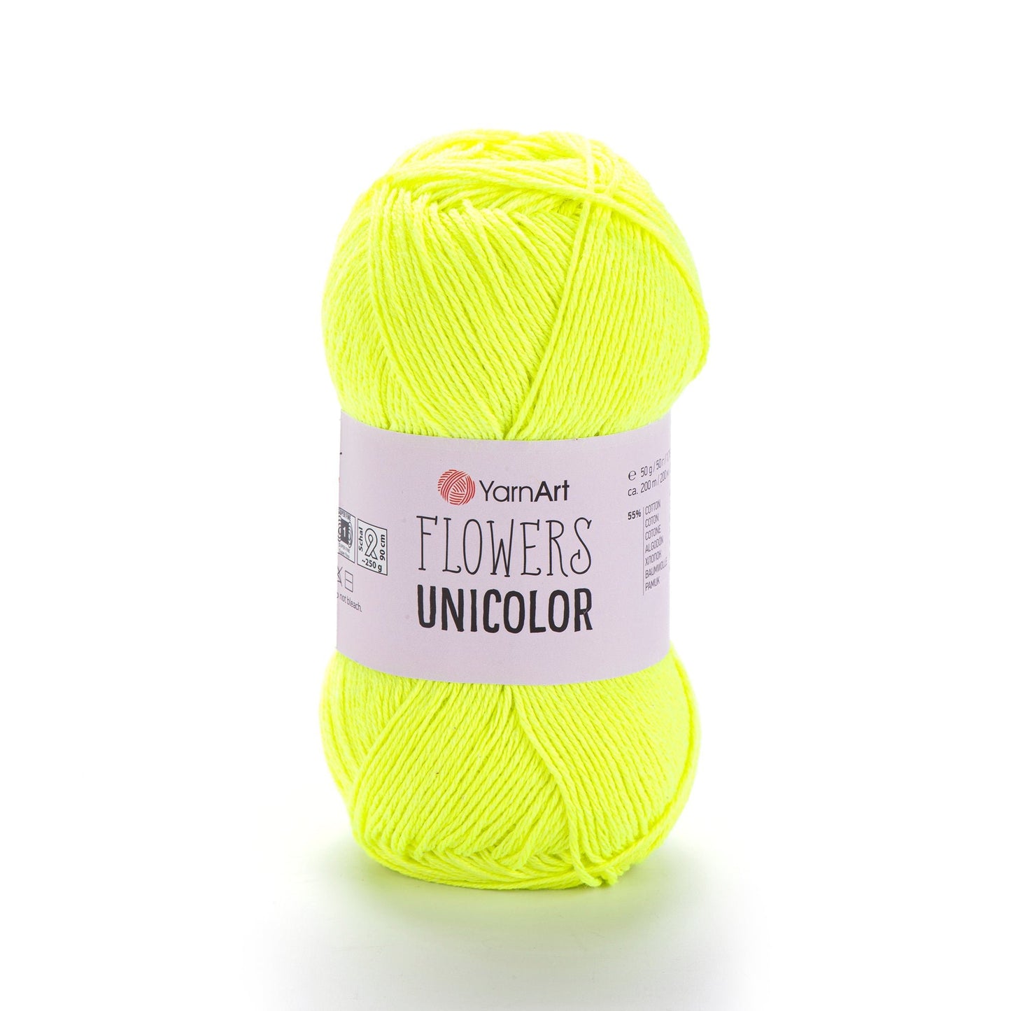 Image de fil YarnArt Flowers unicolore - 50g / 200m – disponible chez Šarlotes audumi