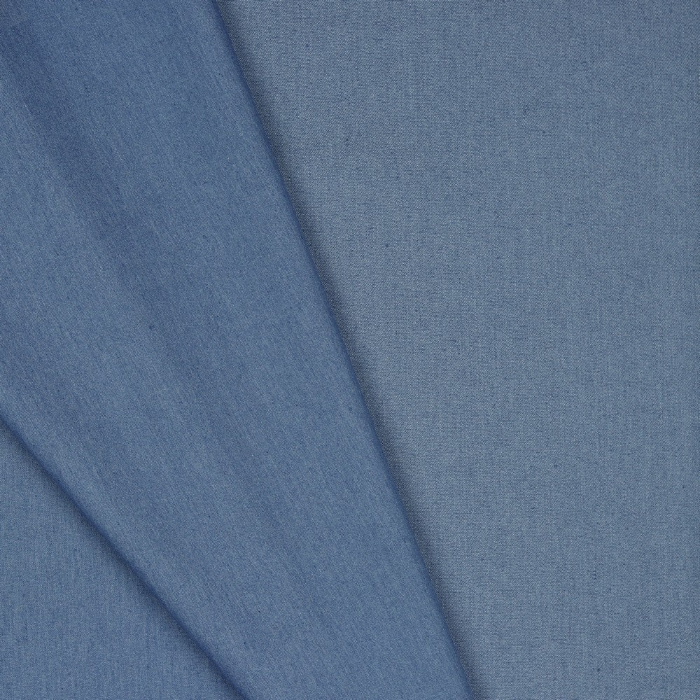 Tissu denim avec élasthanne, bleu clair 200 g/m²