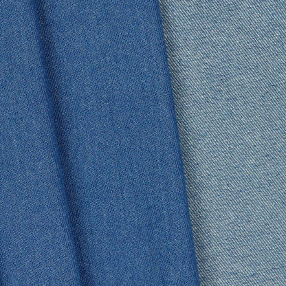 Light blue denim fabric 280 g/m²