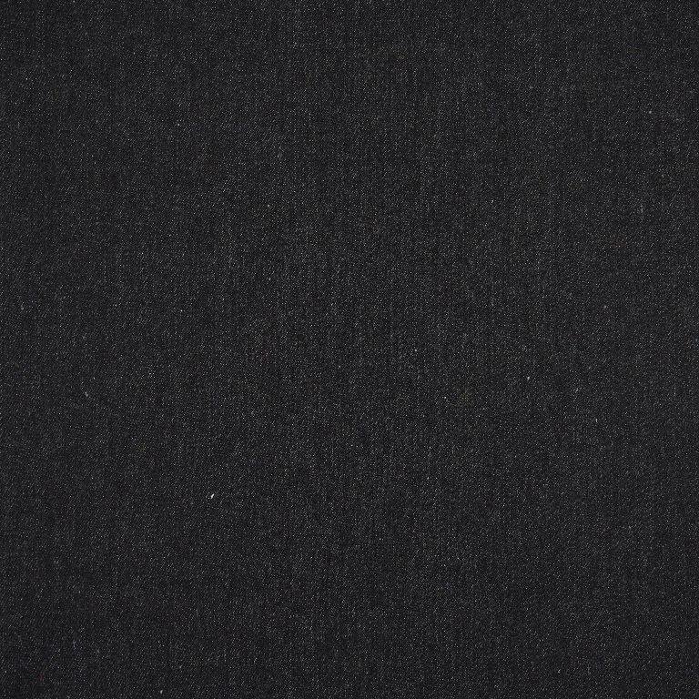 Black denim fabric 280 g/m²