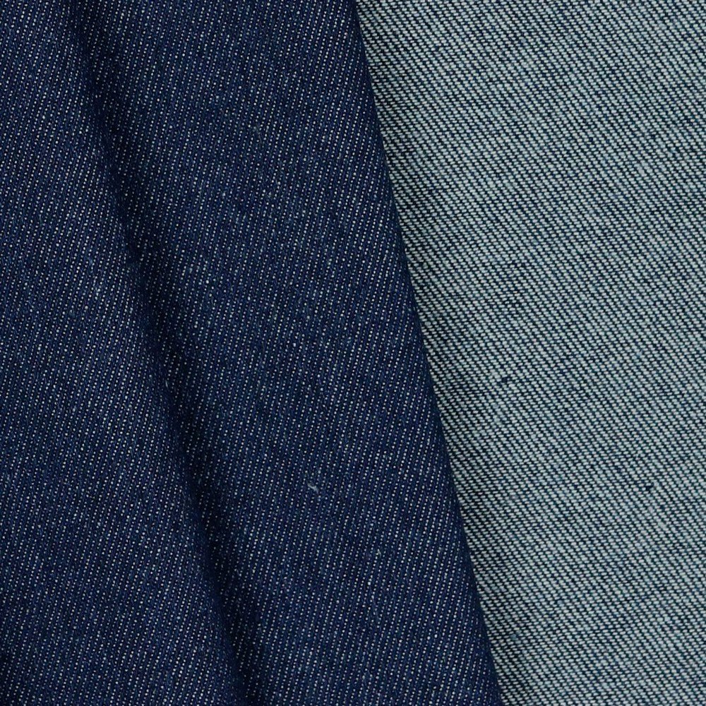 Tissu denim bleu foncé 280 g/m²