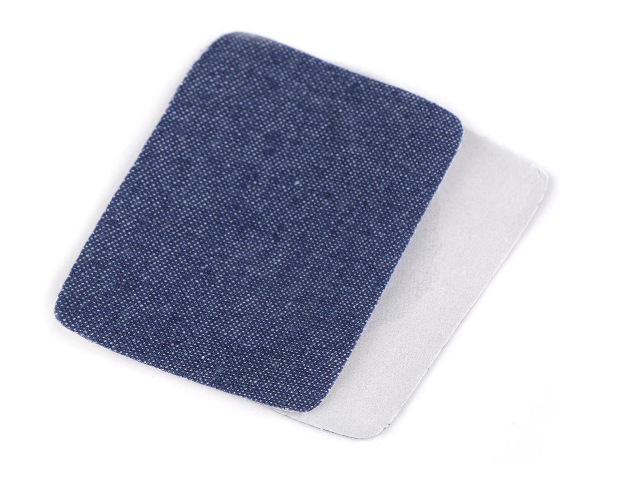 Iron-on denim patch, 5.3 × 7.9 cm, set of 2 pcs. available online at Charlotte's Fabrics