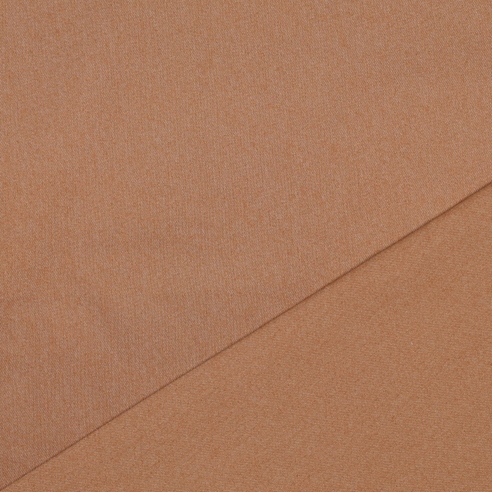 Denim fabric with elastane - brown 270 g/m²
