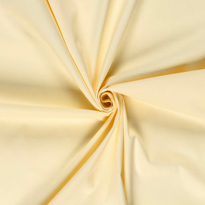 Tissu denim avec élasthanne, jaune, 225 g/m² – disponible chez Šarlotes audumi