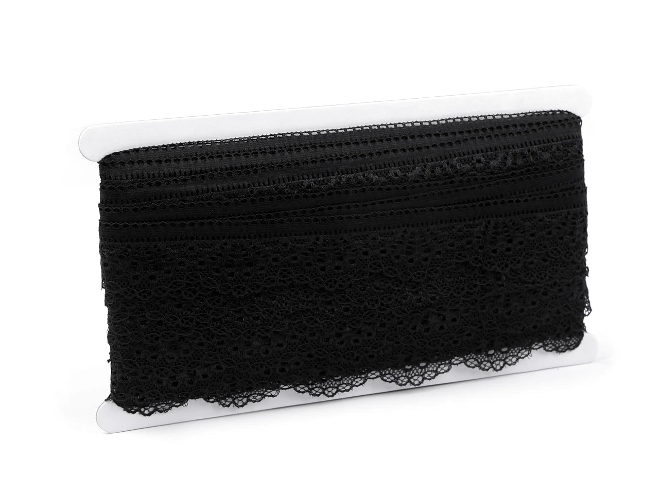 Image avec dentelle élastique 3 cm - noire – disponible chez Šarlotes audumi
