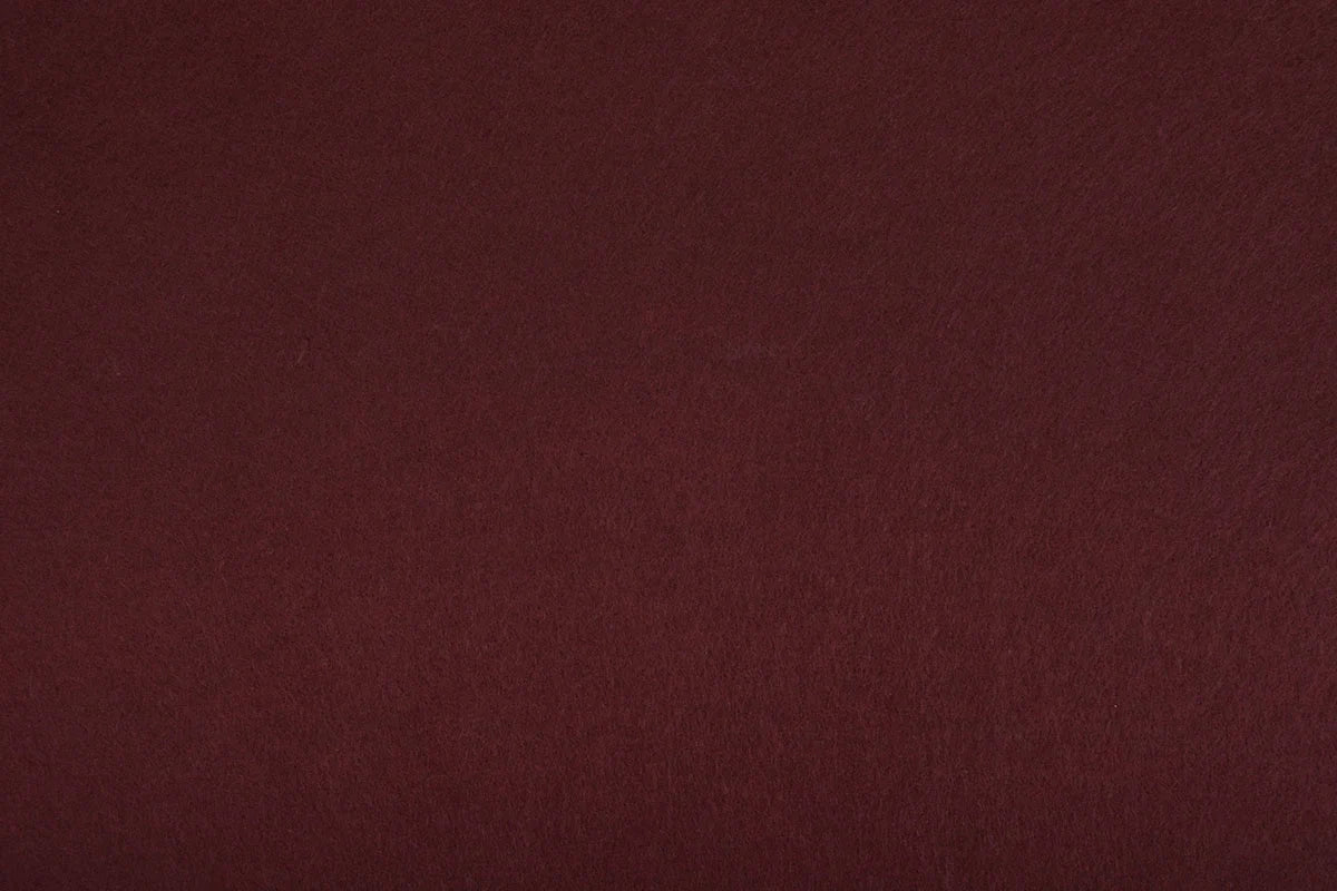 Feutre en rouleaux, doux, 1 mm - bordeaux 220 g/m²