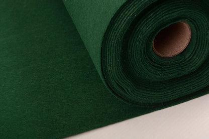 Feutre en rouleaux, doux, 1 mm - vert foncé 220 g/m²