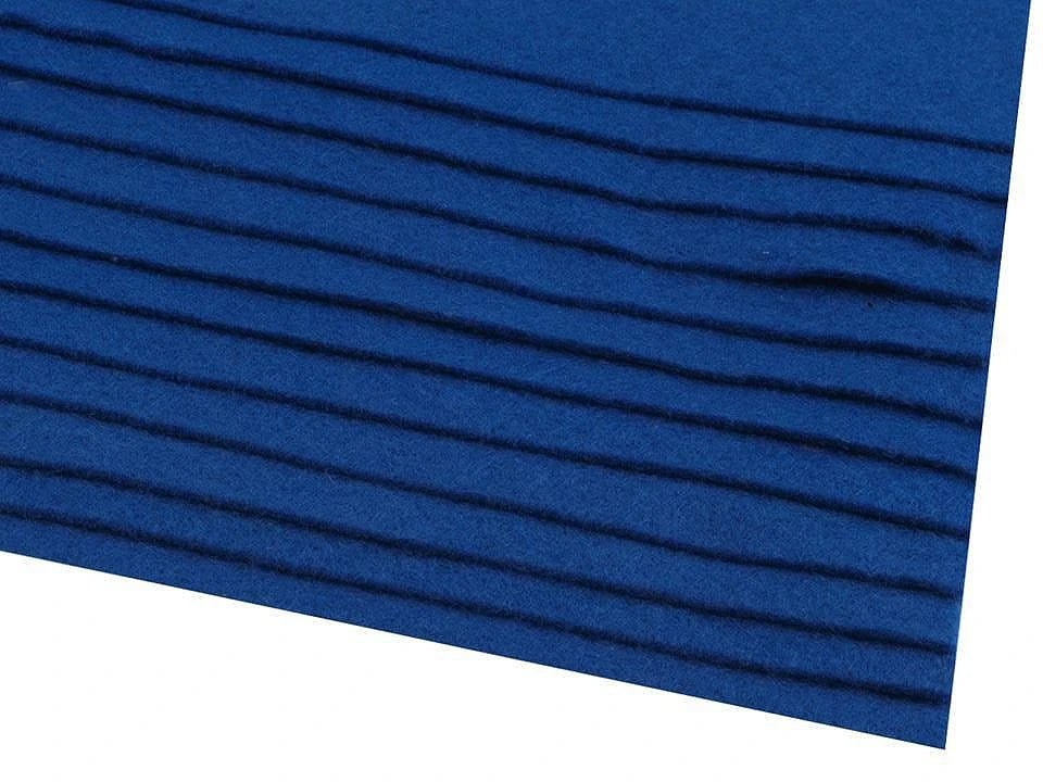 feuille de feutre, 1 mm, 20x30 cm - bleu royal