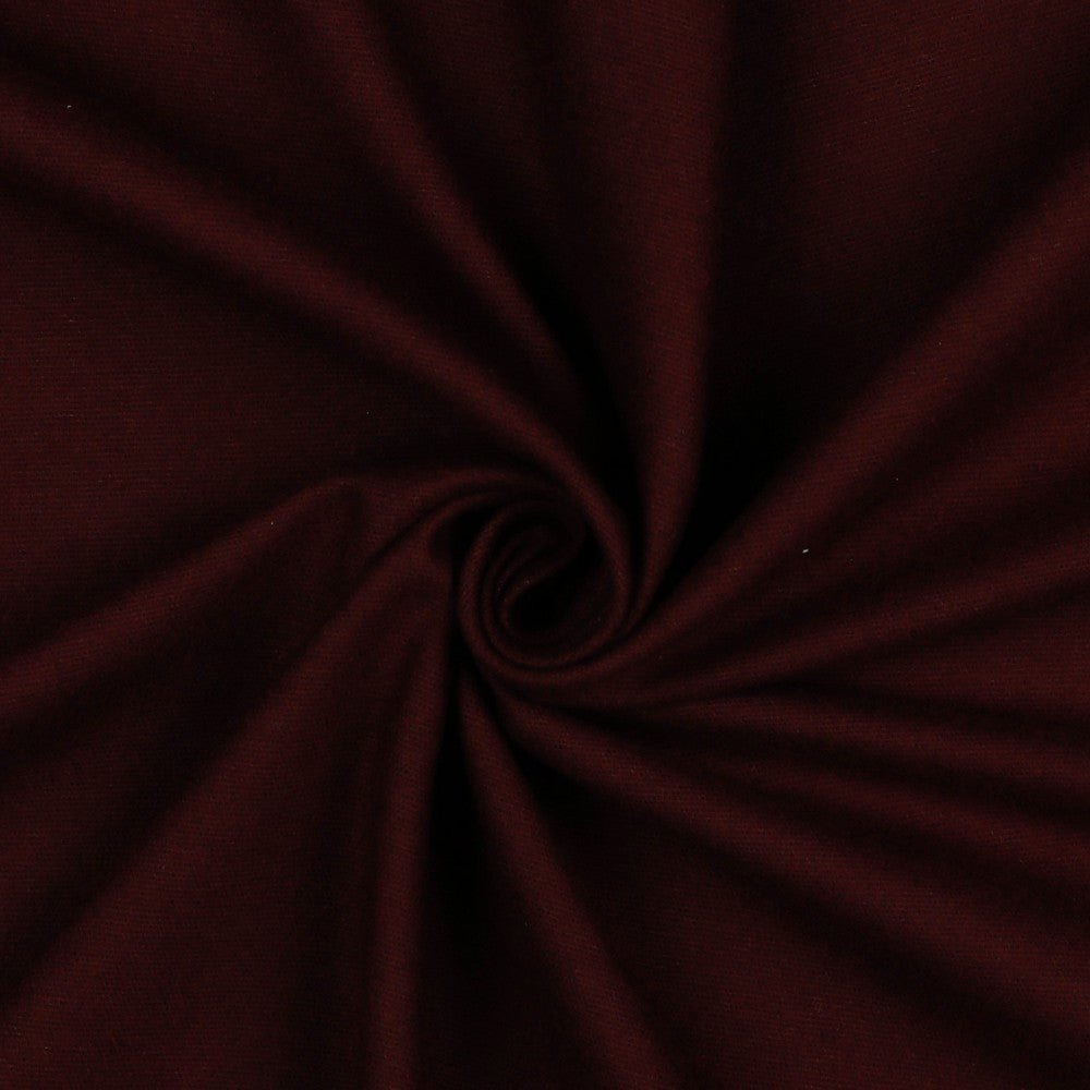 Flanelle - bordeaux 165 g/m²