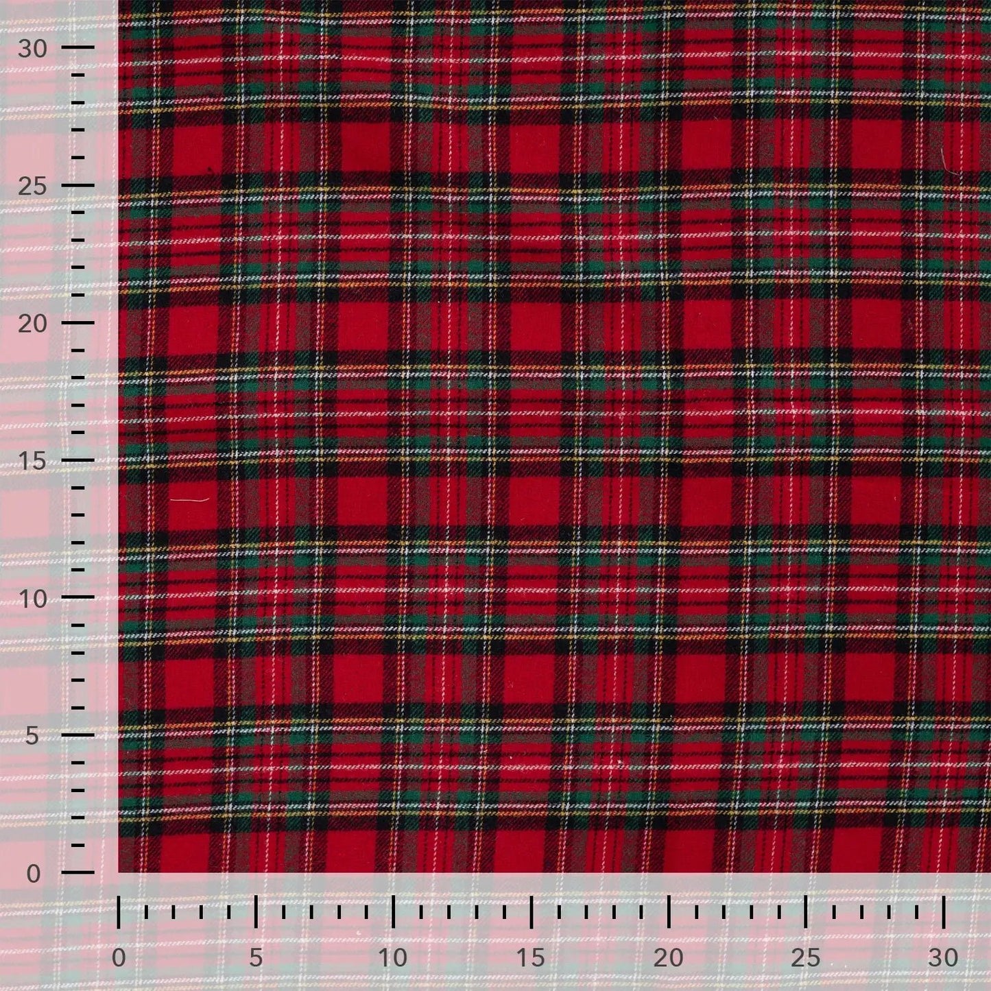 Image de flanelle - rouge à carreaux 135 g/m² – disponible chez Šarlotes audumi