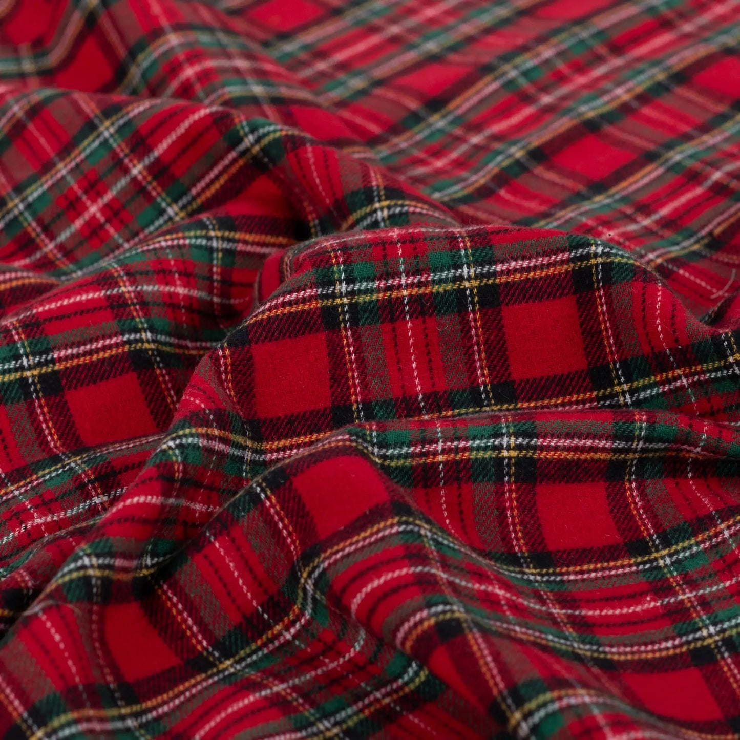 Image avec flanelle - à carreaux rouges 135 g/m² – disponible chez Šarlotes audumi