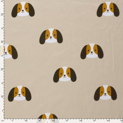 Image avec Flanelle - chiens 165 g/m² – disponible chez Šarlotes audumi