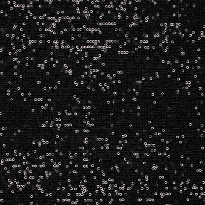 Image du tissu à paillettes - noir 285 g/m² – disponible chez les tissus Charlotte